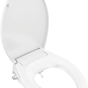 DELTA FAUCET -faucet Refresh Elongated Bidet Toilet Seat, Bidet Attachment for Toilet, Bidet Sprayer, Toilet Water Spray, White 833004-WH
