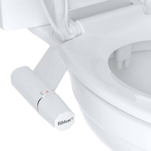 Hibbent Ultra-Slim Bidet Attachment for Toilet, Non-electric Dual Nozzle