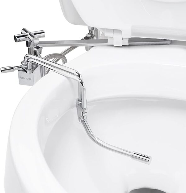 Brondell SMB-15 Side Mounted Manual Bidet Attachment for Toilet Seats