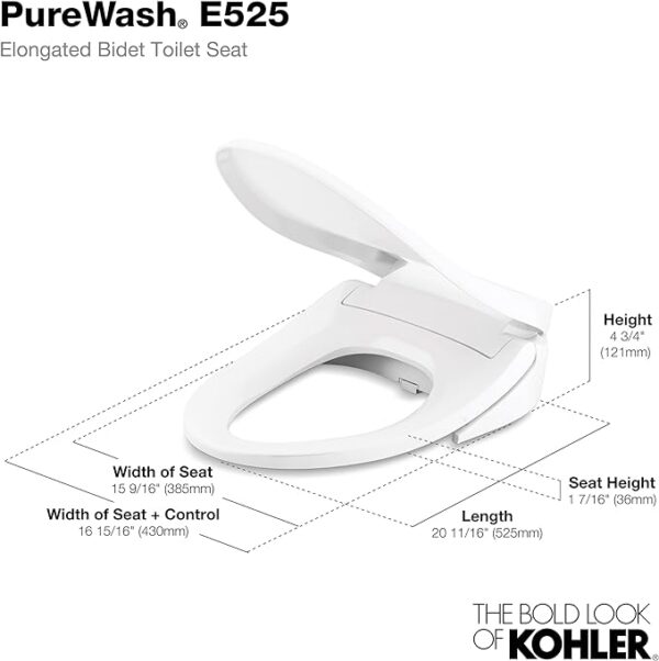 Roll over image to zoom in 2 VIDEOS KOHLER 18751-0 PureWash E525
